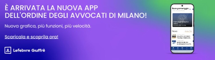 ARRIVA LA NUOVA APP DELL'ORDINE DEGLI AVVOCATI DI MILANO